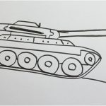 Coloriage Guerre Élégant Ment Dessiner Un Tank