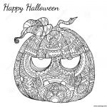 Coloriage Halloween Adulte Inspiration Coloriage Halloween Adulte Zen Citrouille Jecolorie