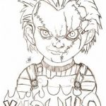 Coloriage Horreur Nice Chucky Doll Coloring Pages