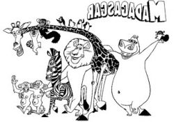 Coloriage Madagascar Nice Cartoon for Colouring Madagascar Coloring Book for