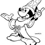 Coloriage Magicien Nouveau Coloriage Mickey Est Un Magicien Dessin à Imprimer
