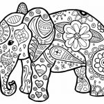 Coloriage Mandala Elephant Inspiration Elephant