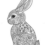 Coloriage Mandala Lapin Nouveau Rabbit Art Therapy Coloring Pages