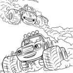 Coloriage Monster Machine Nice Blaze And The Monster Machines Coloring Pages Best