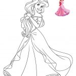 Coloriage Princesse Ariel Nouveau Coloriage Princesse Disney Ariel Dessin