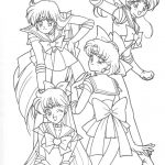 Coloriage Sailor Moon Nice Sailor Jupiter Sailor Mercury Sailor Mars And Sailor