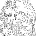 Coloriage Sirene Manga Inspiration Mermaid Colouring Page By Selina Fenech Shared By Her