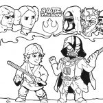 Coloriage Starwars Nice Star Wars Luke Vd Darkvador Et Autres Personnages