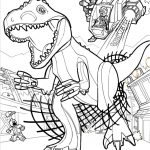 Coloriage T Rex Nice Coloriage Jurassic World T Rex En 2020