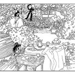 Coloriage Tableau Nice The Luncheon Masterpieces Adult Coloring Pages Page 3