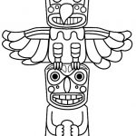 Coloriage Totem Luxe Printable Totem Pole Coloring Pages For Kids