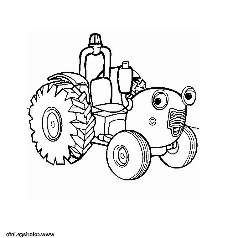 Coloriage Tracteur tom Élégant Coloriage Tracteur tom Dessin