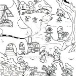 Coloriage Village Schtroumpf Nice Smurfs Village By Jasonwulf With Images