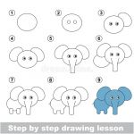 Comment Dessiner Un Elephant Nouveau Cours De Dessin Ment Dessiner Un éléphant Illustration