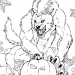 Dessin De Loup Garou Nouveau Coloriage Halloween Loup Garou à Imprimer Sur Coloriages Fo
