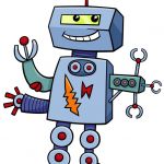 Dessin De Robot Génial Personnage De Robot Dessin Animé