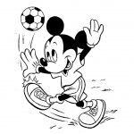 Dessin Disney A Imprimer Inspiration Mickey Foot Coloriage Mickey Coloriages Pour Enfants