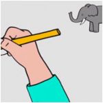 Dessiner Un Éléphant Génial Kit Anniversaire Animaux De La Jungle