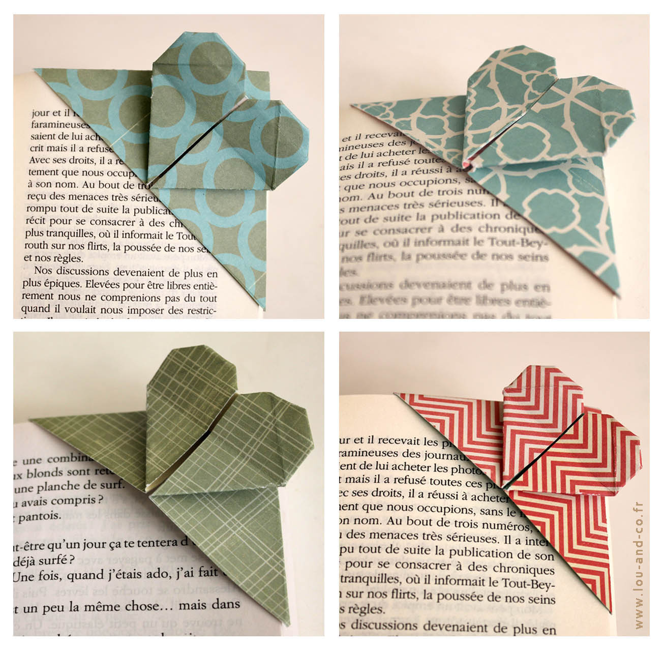 Fabriquer Un Marque Page Frais Marques Pages origami • Les Blogueuses Du Web Blog D