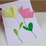 Fleur En Papier Pliage Inspiration Image De Printemps Avec Des Fleurs En Papier