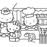 Hello Kitty Coloriage Meilleur De Coloriage Hello Kitty à Imprimer Format A4