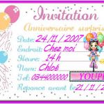 Invitation Anniversaire À Imprimer Gratuit Frais Carte Invitation Anniversaire Cartes D Invitation