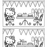 Jeux De Coloriage Gratuit Inspiration Coloriage Jeux A Imprimer Difference Hello Kitty Dessin