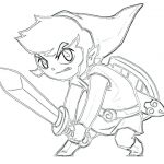 Link Coloriage Inspiration Legend Zelda Link Coloring Pages At Getdrawings