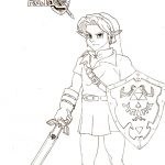 Link Coloriage Luxe Coloriage Zelda Link