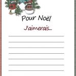 Liste De Noel A Imprimer Nouveau Lettres Au Père Noël Chez Lorraine