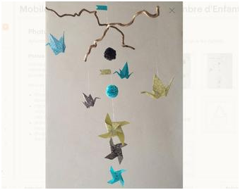 Origami Pour Enfant Nice Mobile origami Grues
