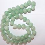 Pierre Semi Précieuse Verte Nice 50 Perles 9 Mm En Jade Vert Clair Création De Bracelet