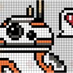 Pixel Art Logiciel Inspiration Pixel Bb8 Lover – Brik