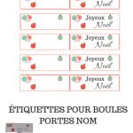 Porte Nom Noel Génial Etiquette Porte Nom Noel A Imprimer Les Delices Saturn