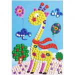 Puzzle Pour Enfant Luxe Puzzle Mosaique Autocollante Girafe Pour Enfant