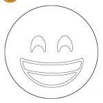Smiley Coloriage Élégant Coloriage Emoji Grinning Smile Smiley Dessin