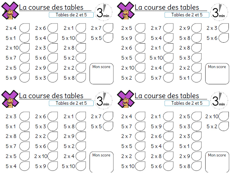 Table De Multiplication Cm1 Nouveau Champions De Tables De Multiplication