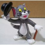Tom &amp; Jerry Nouveau Vintage Tom & Jerry Tom Cat Pvc Figure With Hat & Cane By