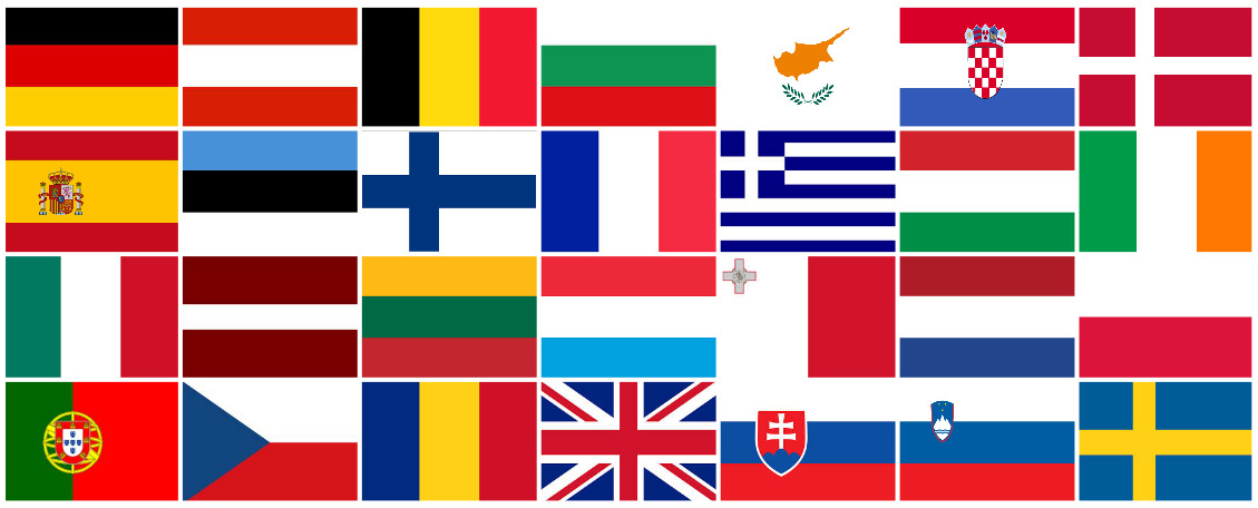 Tout Les Drapeaux Meilleur De 28 Capitales Européennes Vues De L’espace Et 28 Drapeaux