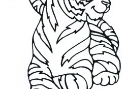 Coloriage Bébé Tigre Inspiration Belle Coloriage De Tigre Blanc A Imprimer
