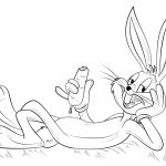 Coloriage Bugs Bunny Luxe Coloriage Bugs Bunny Avec La Carotte