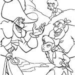 Coloriage Capitaine Crochet Élégant Captain Hook And Peter Pan Coloring Page