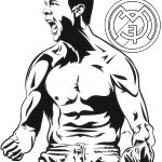 Coloriage Cristiano Ronaldo Élégant C Ronaldo Real Madrid Coloring And Drawing Page