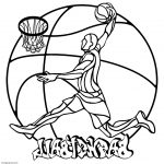 Coloriage De Basket Inspiration Mandala Easy Basketball Coloring Pages Printable