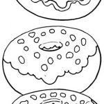 Coloriage De Donuts Luxe Tasty Donuts Coloring Page