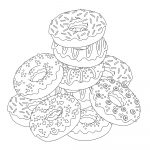 Coloriage De Donuts Unique Download Or Print The Free Pile Of Donuts Coloring Page