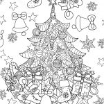 Coloriage De Noel Adulte Nice Coloriage Christmas Tree Zentangle Sapin De Noel Dessin