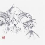 Coloriage Game Of Thrones Nice Game Of Thrones Khaleesi By Escellon D7d1t0i