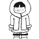Coloriage Inuit Luxe Inuit Sweet Smile Coloring Page Coloring Sky