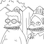 Coloriage Les Simpson Luxe Coloriage Les Simpsons à Imprimer Pour Les Enfants Cp
